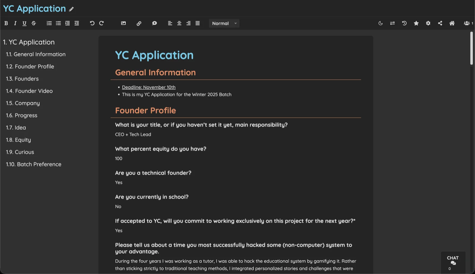 Glow Docs Screenshot 2